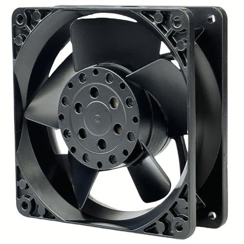 IXGPUTS for ebmpapst Cooling Fan 4650N, All Metal High Temperature Resistant Axial Cooling Fan 2-Pin 120x120x38mm AC 230V 50/60Hz 0.12A - Image 4