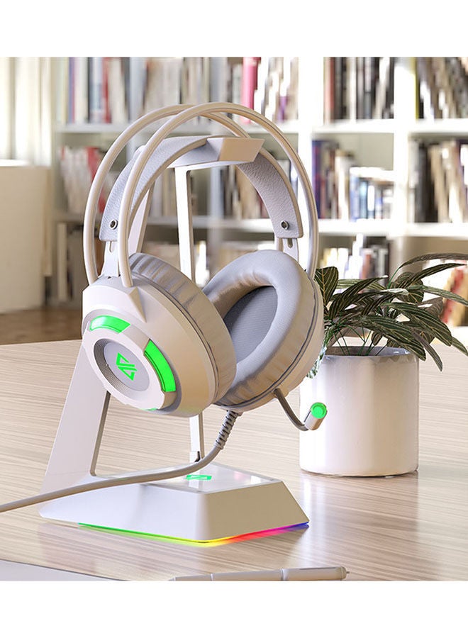 NIBEMINENT AX120 USB Wired 3.5mm Stereo Gaming Headset Noise Cancelling Headphone with Mic 50mm Driver Unit - Image 3