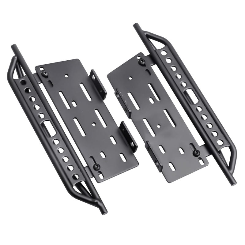 FriHobby 110 RC Crawler Rock Sliders Left Right Metal RC Pedals Side Board Steps Plate Running Boards FootPlate for 110 Axial SCX10 SCX10 II 90046 Redcat Gen 7 Body Shell Accessories - Image 3