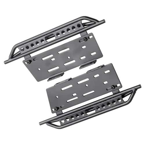 FriHobby 110 RC Crawler Rock Sliders Left Right Metal RC Pedals Side Board Steps Plate Running Boards FootPlate for 110 Axial SCX10 SCX10 II 90046 Redcat Gen 7 Body Shell Accessories - Image 5