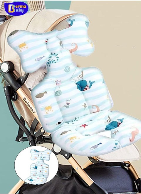 Kids Stroller Cushion Comfortable Soft Available in Cotton Cushion Pads Cart Mat for Car Stroller Pushchair Accessory