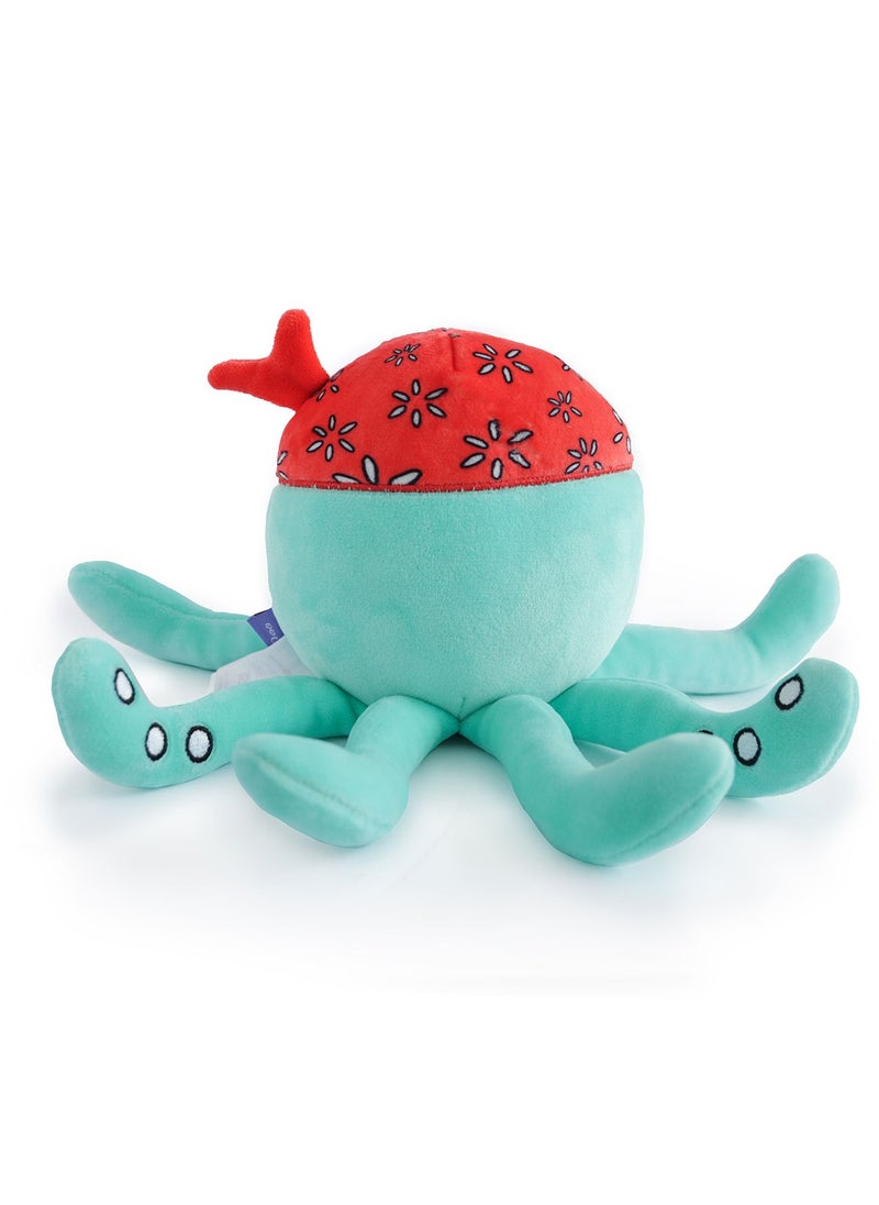 Milk & Moo Milk&Moo Sailor Octopus Plush Toy, Cute Super Soft Toys, Perfect for Playing and Snuggling, Safe for Children, 100% Polyester, 10.6 inches  - Image 3