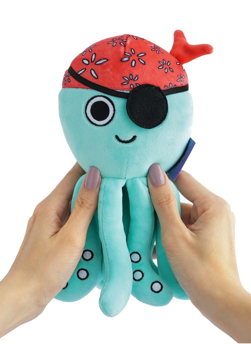 Milk & Moo Milk&Moo Sailor Octopus Plush Toy, Cute Super Soft Toys, Perfect for Playing and Snuggling, Safe for Children, 100% Polyester, 10.6 inches  - Image 4