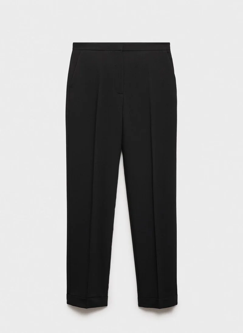 MANGO Straight suit trousers