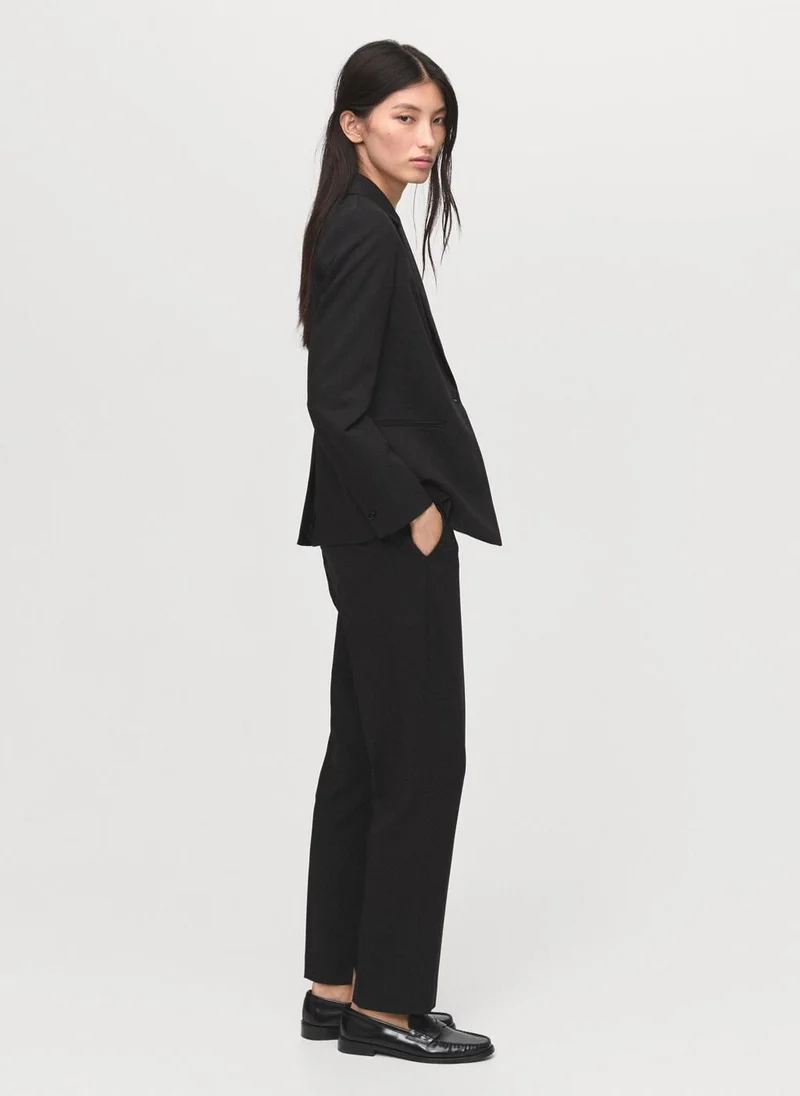 MANGO Straight suit trousers