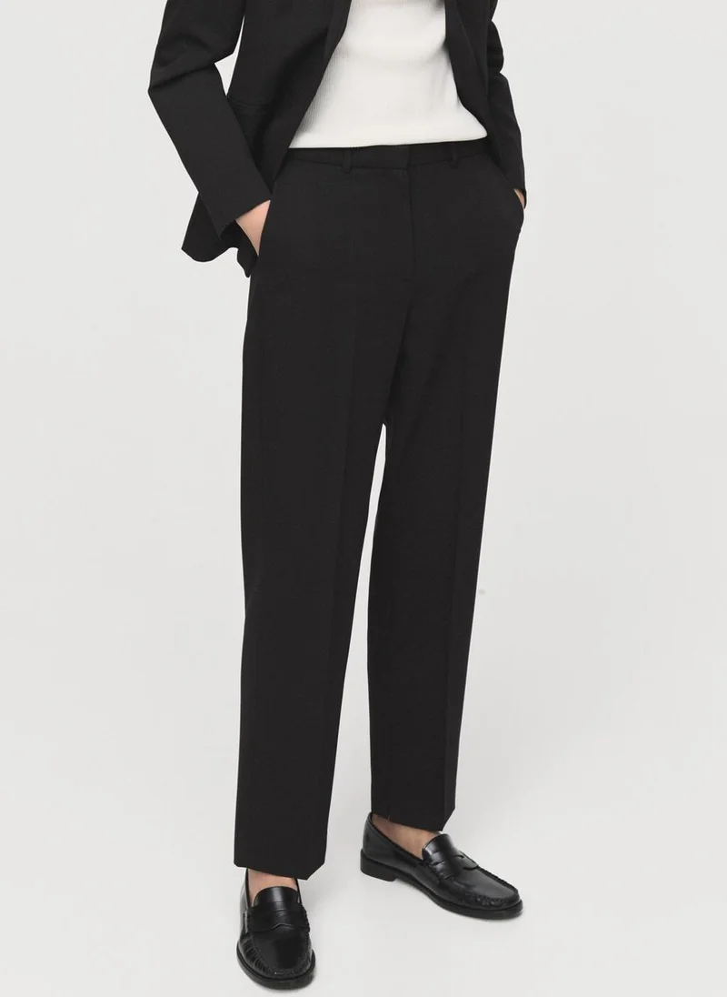 مانجو Straight suit trousers