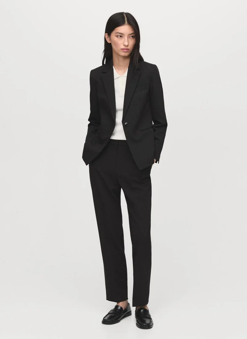 MANGO Straight suit trousers