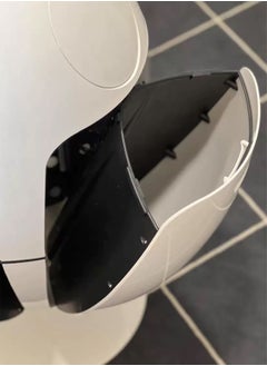 Merry Moments Recycling Bin Creative Rotating Dinosaur Egg Trash Can Waste Bin Freestanding Bin Food Waste Bin with 3 Compartments Bin ABS White Colour H65.7xW33.8xD33.8 cm  - Image 5