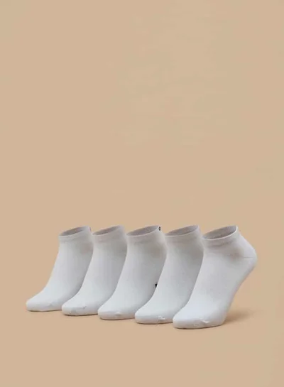 Oaklan by Shoexpress Women Logo Print Ankle Length Socks - Set of 5