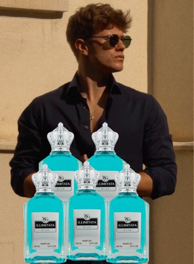 بي إل 5 قطع عطر إليميتاتا بلو 100مل - Image 1