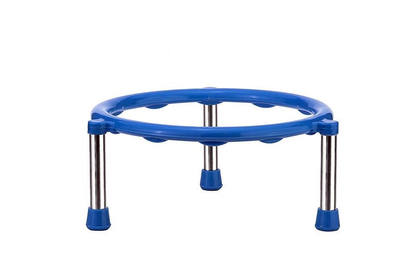 Acorn Crafts Acorn Crafts Matka Ring Heavy Stainless Steel Legs Matka Ring Stand for Matka Srtand Multi Color Plastic Ring Pot Stand for Matka Pack of 1  - Image 2