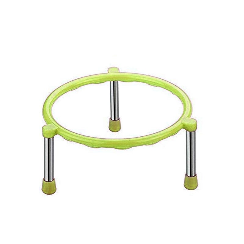 Acorn Crafts Acorn Crafts Matka Ring Heavy Stainless Steel Legs Matka Ring Stand for Matka Srtand Multi Color Plastic Ring Pot Stand for Matka Pack of 1  - Image 5