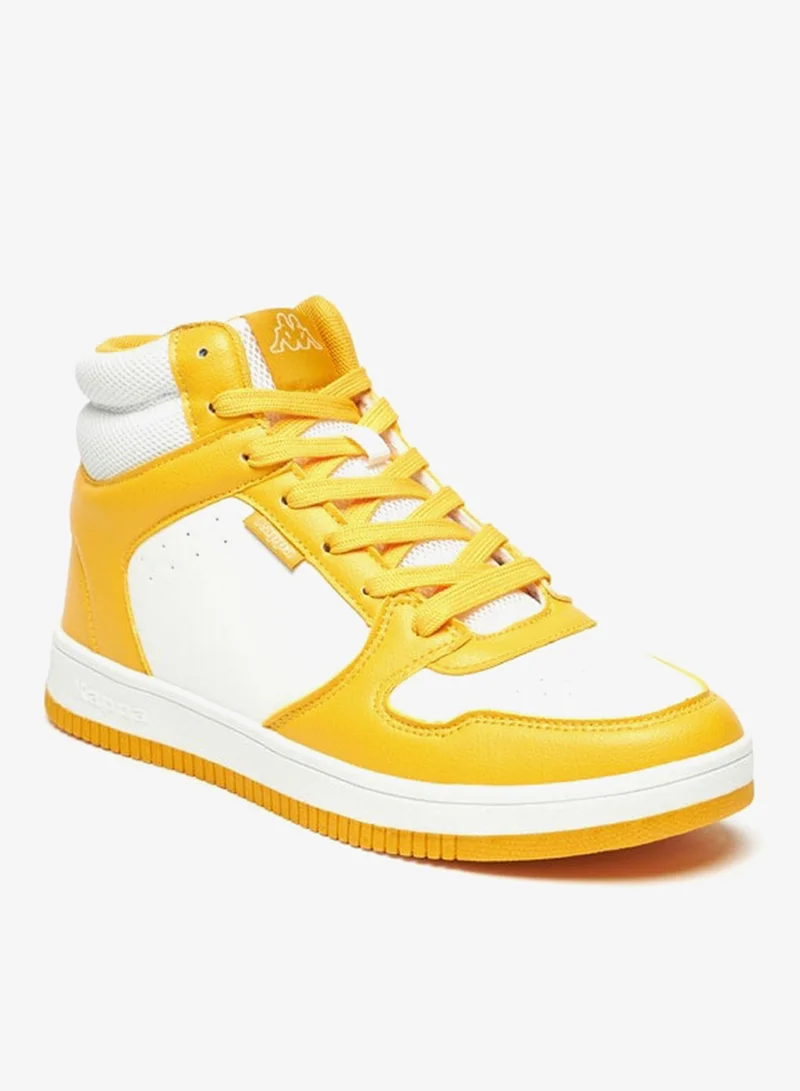 Kappa Women's Colourblock High-Top Sneakers with Lace-Up Closure