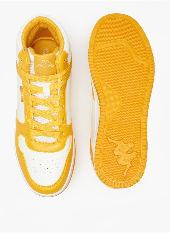 Kappa Women's Colourblock High-Top Sneakers with Lace-Up Closure  - Image 5