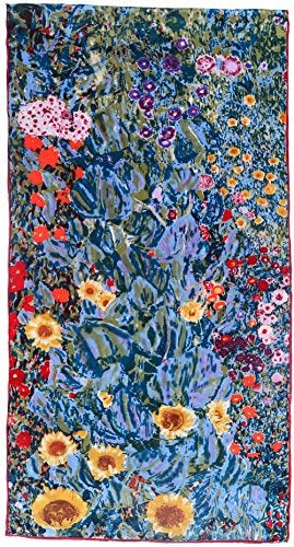 Salutto Women 100% Silk Scarves Van Gogh Painted Boutique Scarf - Image 3