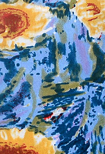 Salutto Women 100% Silk Scarves Van Gogh Painted Boutique Scarf - Image 5