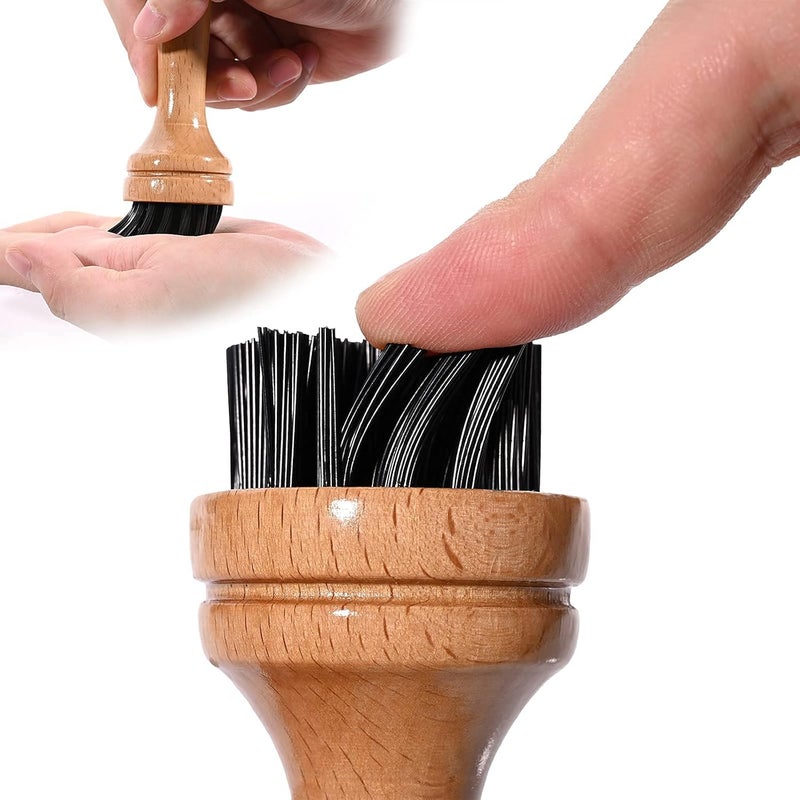 FOSHIO Rivet Brush for Vinyl Wrap, Graphics Reflective Film on Rivets, Wooden Washing and Cleaning Brush, Portable Cleaning Tool Household Items for Home Kitchen Office Car - Image 4