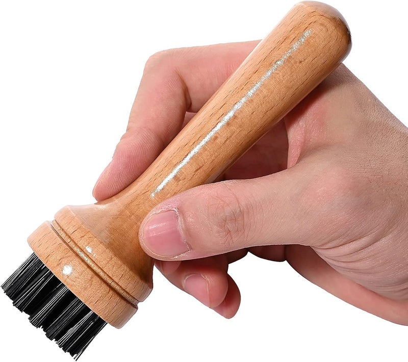 FOSHIO Rivet Brush for Vinyl Wrap, Graphics Reflective Film on Rivets, Wooden Washing and Cleaning Brush, Portable Cleaning Tool Household Items for Home Kitchen Office Car - Image 3