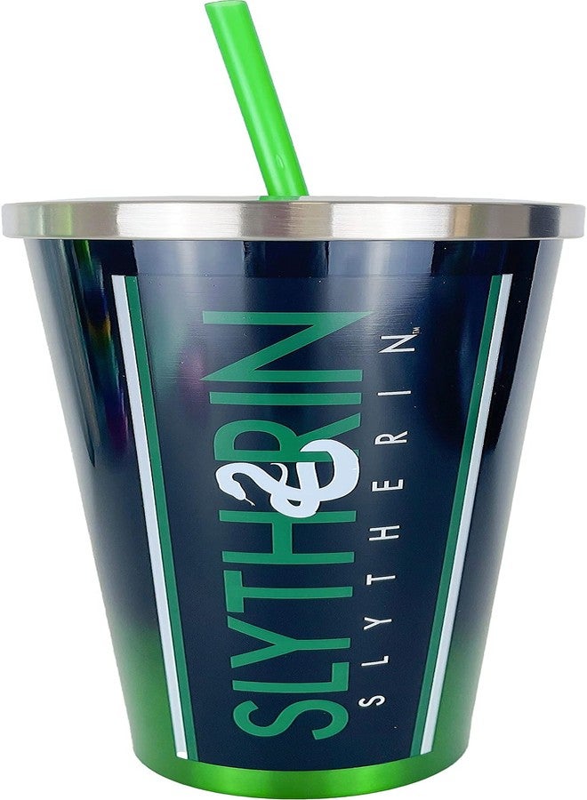سبونتيكس كوب سبونتيكس هاري بوتر من الفولاذ المقاوم للصدأ، سعة 24 أونصة - كوب سفر معزول بجدار مزدوج مع شفاطة - سليذرين