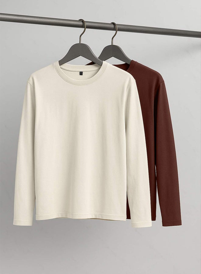trendyol Pack Of 2 Men's Longsleeve T-shirts - Image 1