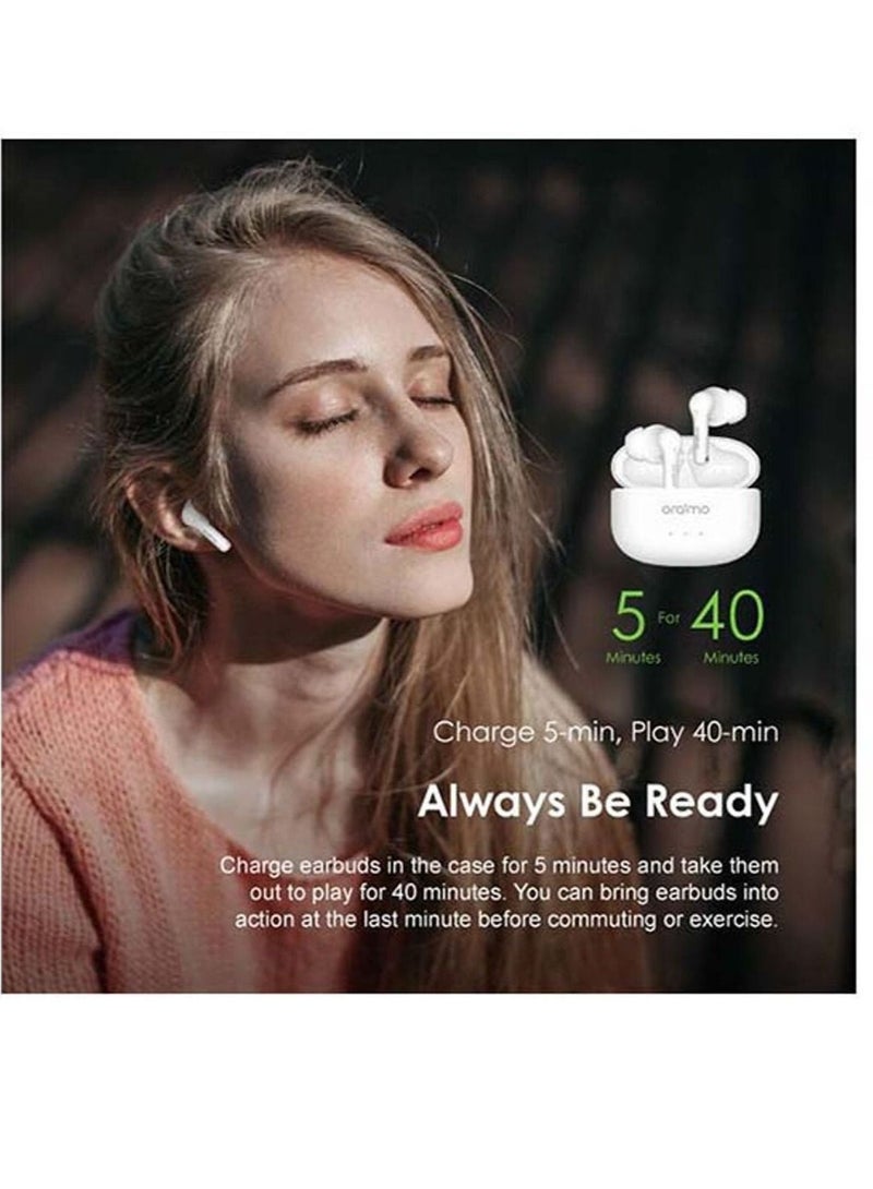 Phone Planet oraimo FreePods 3 TWS True Wireless Stereo Earbuds White With 1 Year Repair Warranty - Image 3