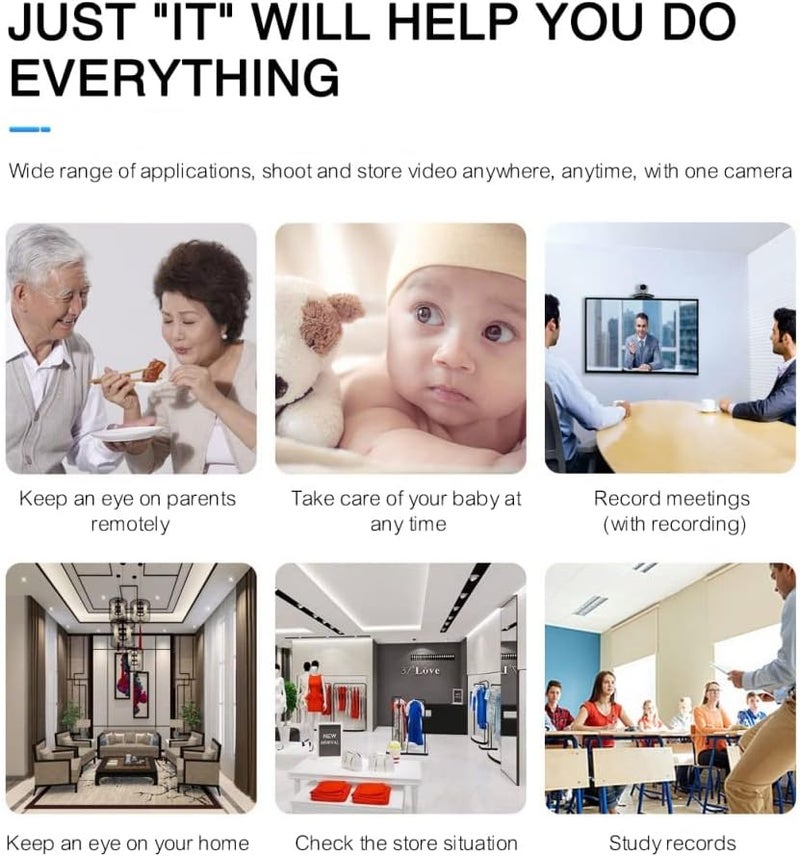 woobles Portable Watch Camera Wristband Camera Smart Wearable Camera WiFi Camera - Image 2