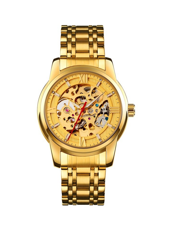Skmei 9222 Automatic Mechanical Men's Watch, Stainless Steel Band - Image 1