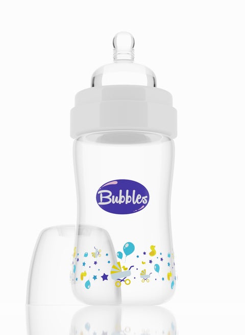 Classic feeding bottle without hand 180ml (White)