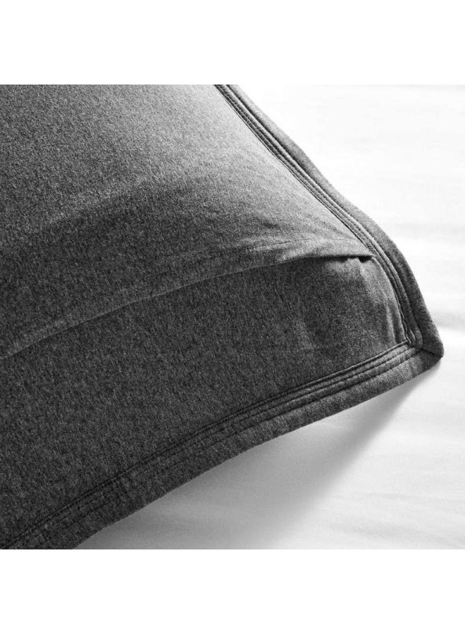 Pan Home Cloud Melange Quilted Bedspread Set - Anthracite - Image 2