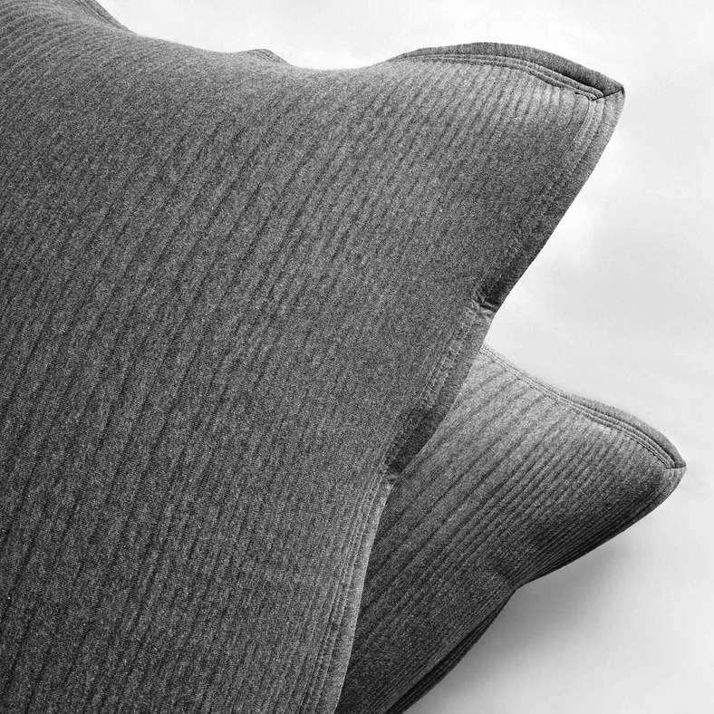 Pan Home طقم غطاء سرير مخمل سحاب - أنثراسايت - Image 5