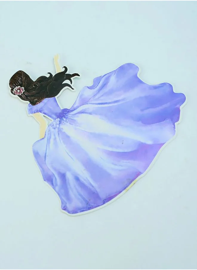 ستايلي Butterfly and Lady in Gown Cake Topper