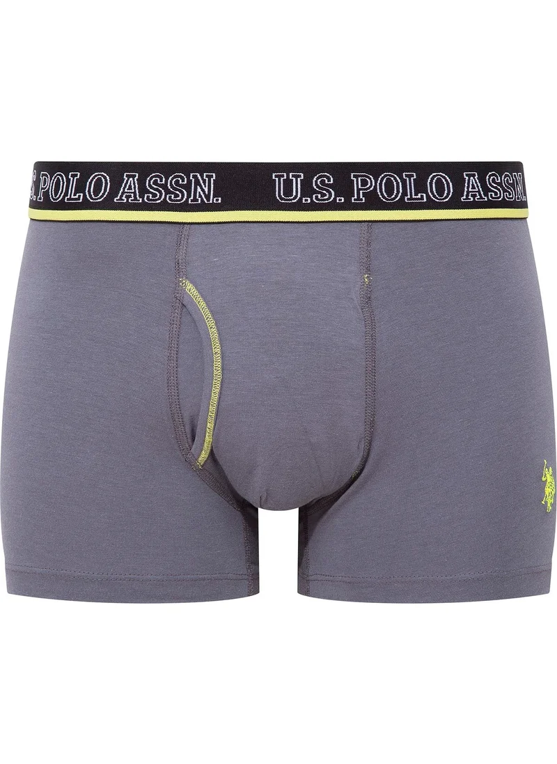 U.S. Polo Assn. BASE. POLO ASSN. Men's Anthracite-Sax-Black 3-pack Boxer 80508