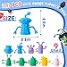 Junkin 40pcs Cute Easter Monster Finger Puppet Toys Set Soft Stretchy Fidget Toys Rubber Mini Finger Dolls for Role Playing Birthday Kids Party Favors 9 Random Styles Cute - Image 4
