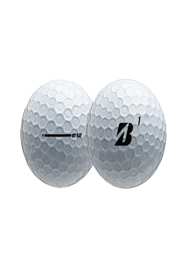 Bridgestone Golf 2023 Bridgestone Golf e12 Contact Golf Balls, White - Image 3