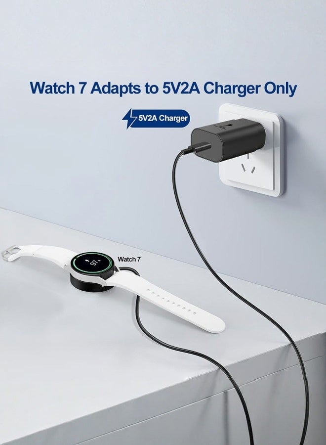 Tersely 10W Fast Charging Cable for Samsung Galaxy Watch 8/8 Classic/Ultra(2025/2024)/7/FE/6/6 Classic/5/5 Pro/4/4 Classic 40/42/43/45/46/47mm-1M/3.3ft USB-C/Type C Charger Replacement USB Adapter - Image 3