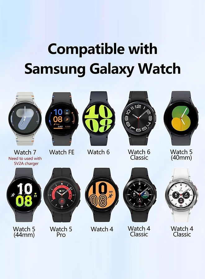 Tersely 10W Fast Charging Cable for Samsung Galaxy Watch 8/8 Classic/Ultra(2025/2024)/7/FE/6/6 Classic/5/5 Pro/4/4 Classic 40/42/43/45/46/47mm-1M/3.3ft USB-C/Type C Charger Replacement USB Adapter - Image 2