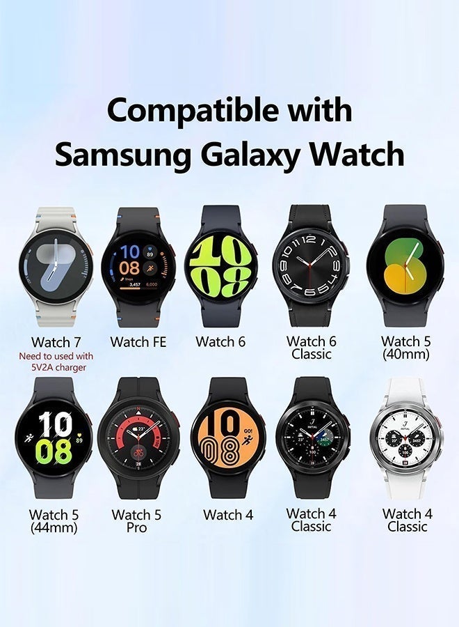 Tersely 1M USB C Charging Cable for Samsung Galaxy Watch 9/8/Ultra2 | Replacement Magnetic Charging Dock for Watch 8 Classic/7/6/6 Classic/5/5 Pro/4/4 Classic/3/Active 2/Active - Image 2