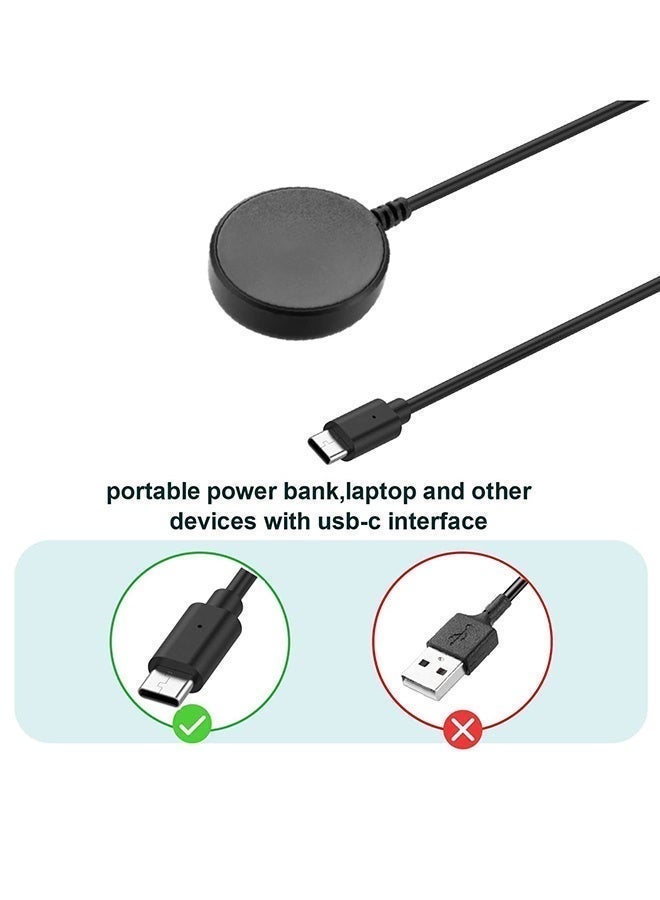 Tersely 1M USB C Charging Cable for Samsung Galaxy Watch 9/8/Ultra2 | Replacement Magnetic Charging Dock for Watch 8 Classic/7/6/6 Classic/5/5 Pro/4/4 Classic/3/Active 2/Active - Image 5