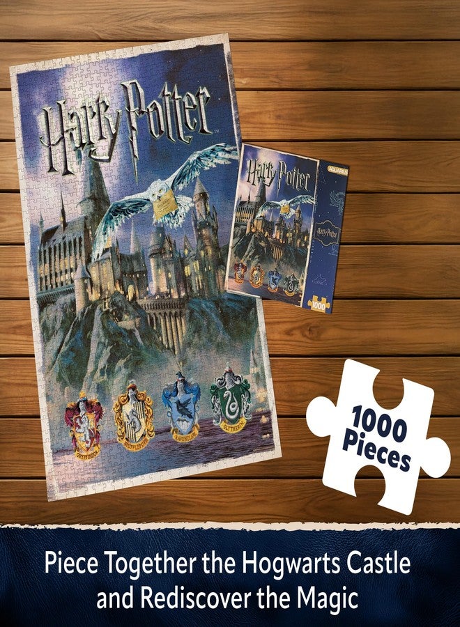 AQUARIUS Harry Potter Hogwarts 1000 Piece Jigsaw Puzzle – Collector Box, Officially Licensed Wizarding World Puzzle Featuring Hogwarts Castle and House Crests - Image 2