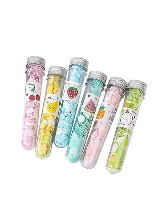 Blissful Paper Soap Bottle Flavored Portable Tube for Hand Wash Travelling Return Gift,Flower Design Tube Shape Bottle Paper Soap Clean Soft Bath (Pack of 6) - Image 1