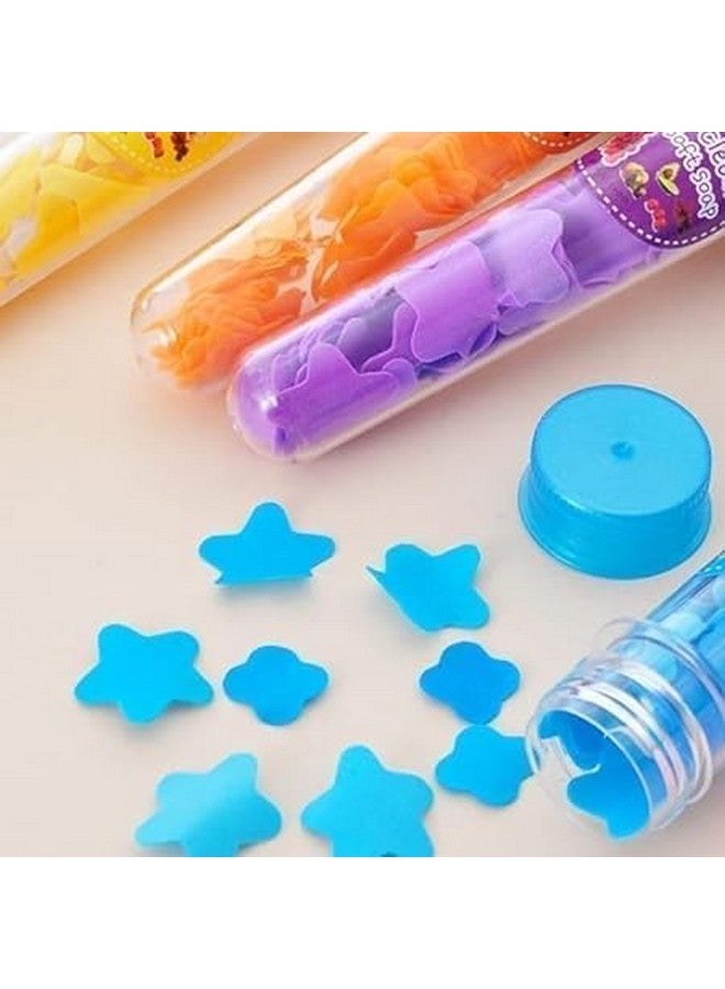 Blissful Paper Soap Bottle Flavored Portable Tube for Hand Wash Travelling Return Gift,Flower Design Tube Shape Bottle Paper Soap Clean Soft Bath (Pack of 6) - Image 4