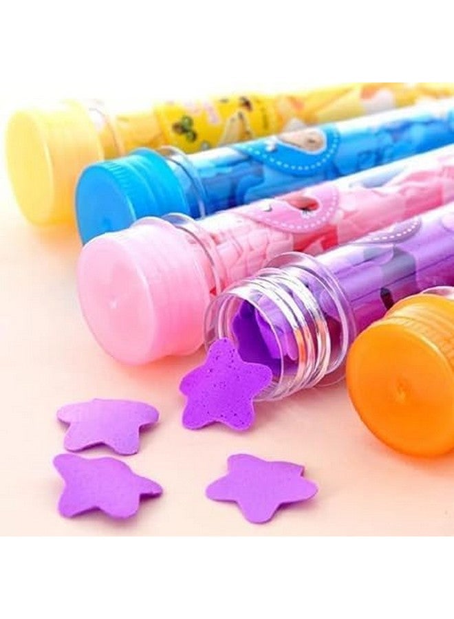 Blissful Paper Soap Bottle Flavored Portable Tube for Hand Wash Travelling Return Gift,Flower Design Tube Shape Bottle Paper Soap Clean Soft Bath (Pack of 6) - Image 3