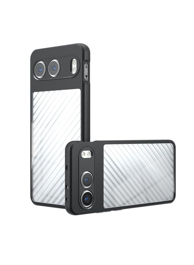 جراب هاتف OnePlus Nord 4 Armor Precise Hole PC Hybrid TPU (شفاف)