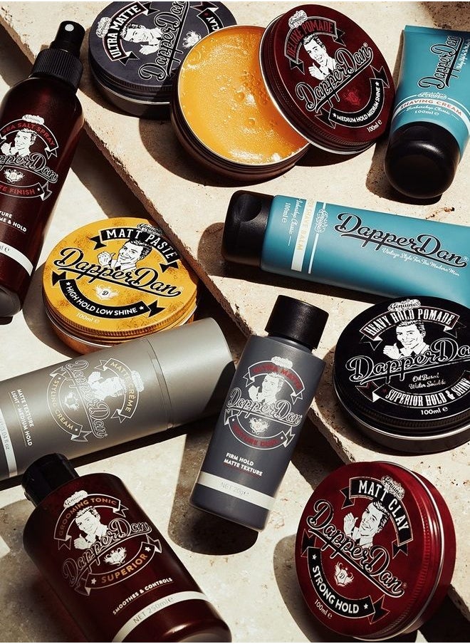 Dapper Dan Deluxe Pomade By Dapper Dan, Medium Hold Medium Shine, No Greasiness Or Flakiness, Citrus & Vanilla Fragrance 100ml  - Image 3