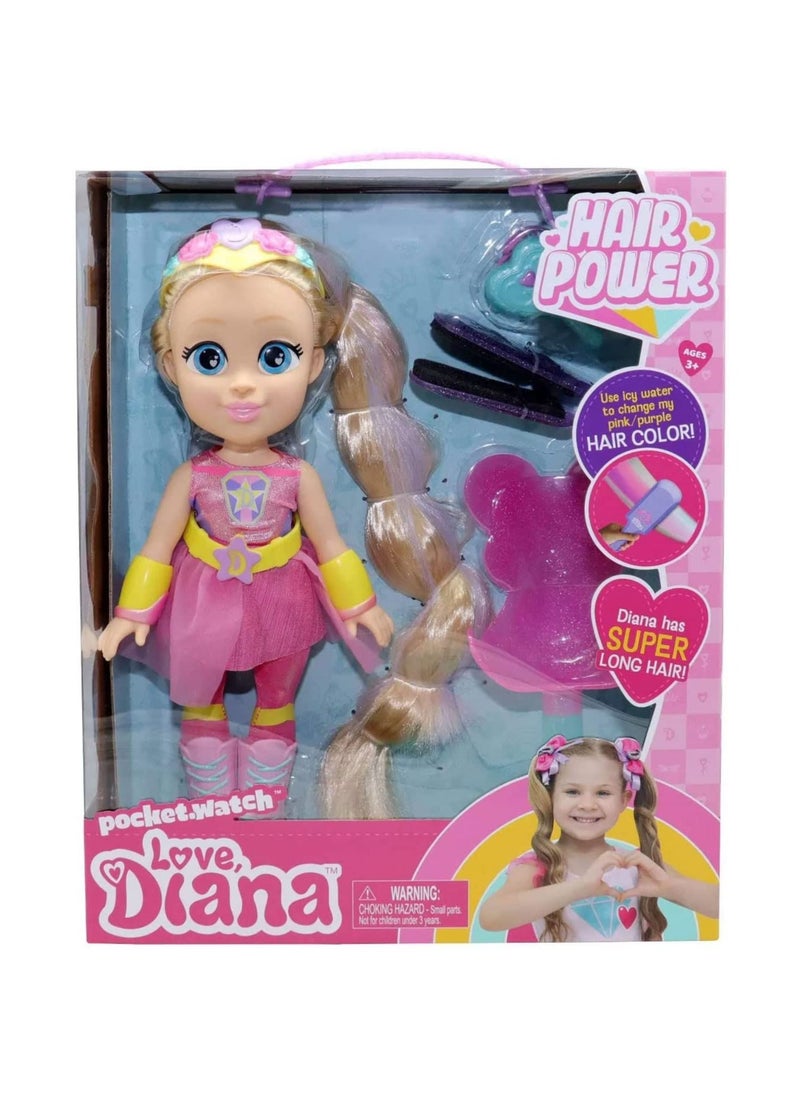 Love Diana Doll Hair Power 13inch 