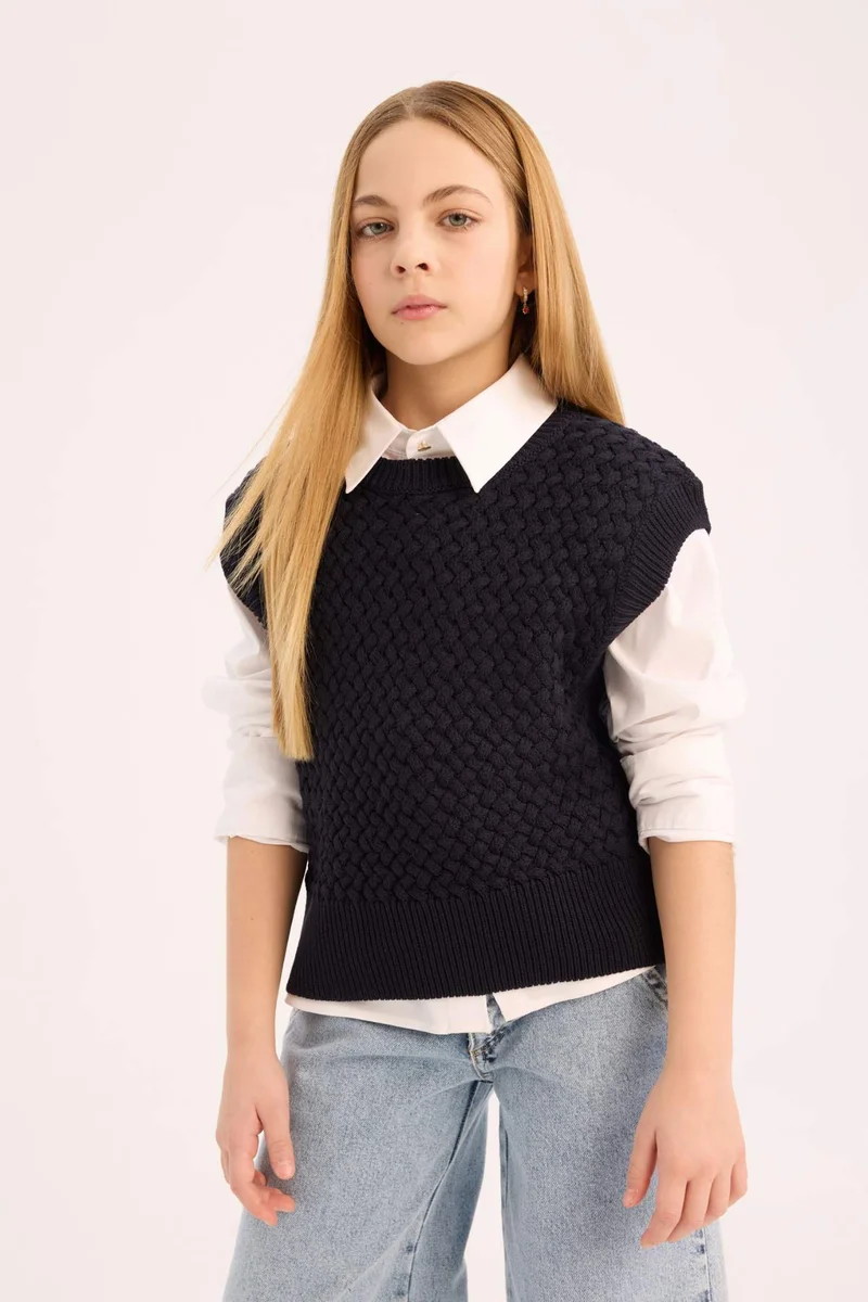 ديفاكتو Girl Sweater Vest