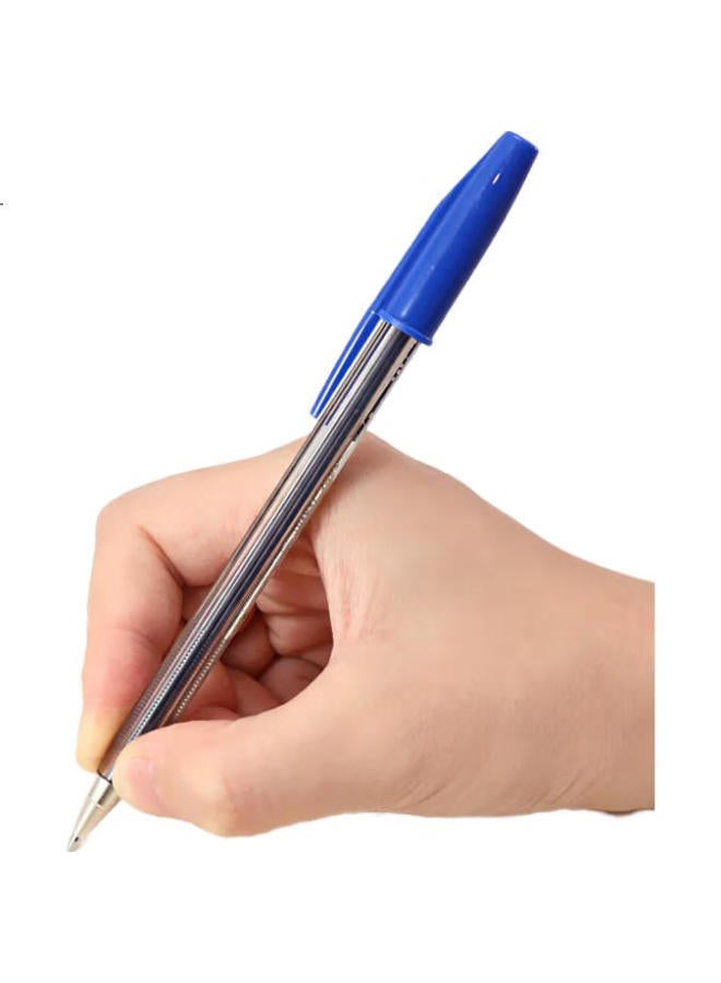 Uni Mitsubishi (Uni) Sa-S Classic Ballpoint Pen 0.7Mm Smooth Office Pen With Medium Oil-Based Ink, Leak-Proof And Break-Resistant, Blue, Pack Of 12 - Image 1