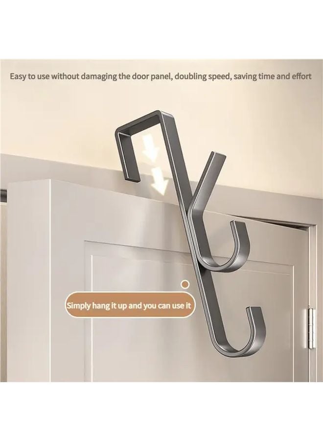 3 Hooks For Tree Branches Behind The Door No Drill Vertical Bar Hooks For Clothes Towels Bags - Image 4