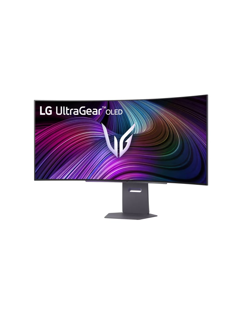 LG 45 inch UltraGear Curved OLED Gaming Monitor, 3440x1440 WQHD, 240Hz, 0.03ms Response, HDR True Black 400, NVIDIA G-SYNC & AMD FreeSync Premium, webOS Smart TV, HDMI 2.1, USB-C PD 65W, DCI-P3 98.5%, AI Picture & Sound | 45GX90SA-B black - Image 2