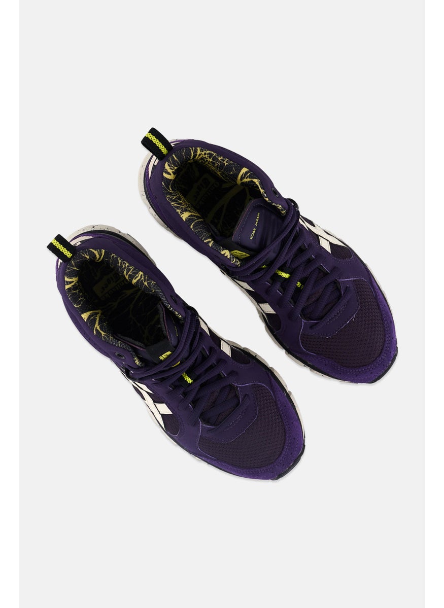 Asics Tiger Women Harandia Lace Up Runnig Shoes, Blackberry  - Image 2